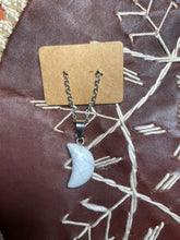 Load image into Gallery viewer, Howlite Moon Necklace - Joy Anthony Jewelry
