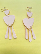 Load image into Gallery viewer, Long tail dove earrings - Sandy Stone - Joy Anthony Jewelry
