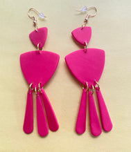 Load image into Gallery viewer, Long Tail Dove Earrings - Summer Pink - Joy Anthony Jewelry
